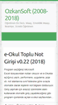 Mobile Screenshot of ozkansoft.com