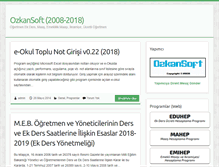 Tablet Screenshot of ozkansoft.com
